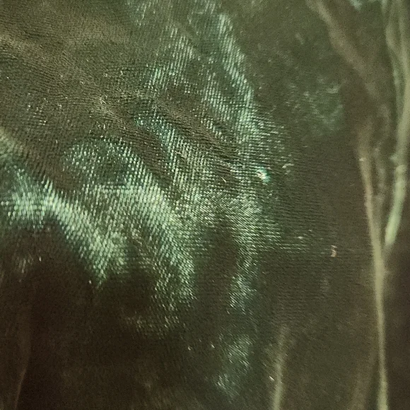 Custom made green velvet gown! - Picture 9 of 11